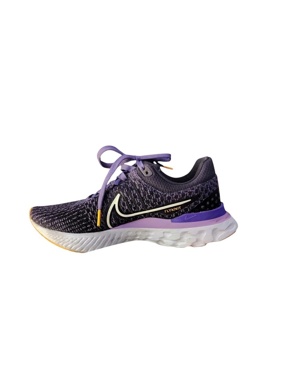 Nike React Infinity Run Flyknit 3 Premium Black Zebra Iridescent W (DZ3027-001)